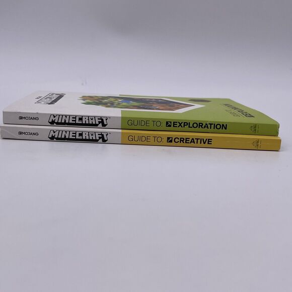 MINECRAFT Book Set Mojang Guide to Creative and Exploration Instruction Help - Picture 8 of 10